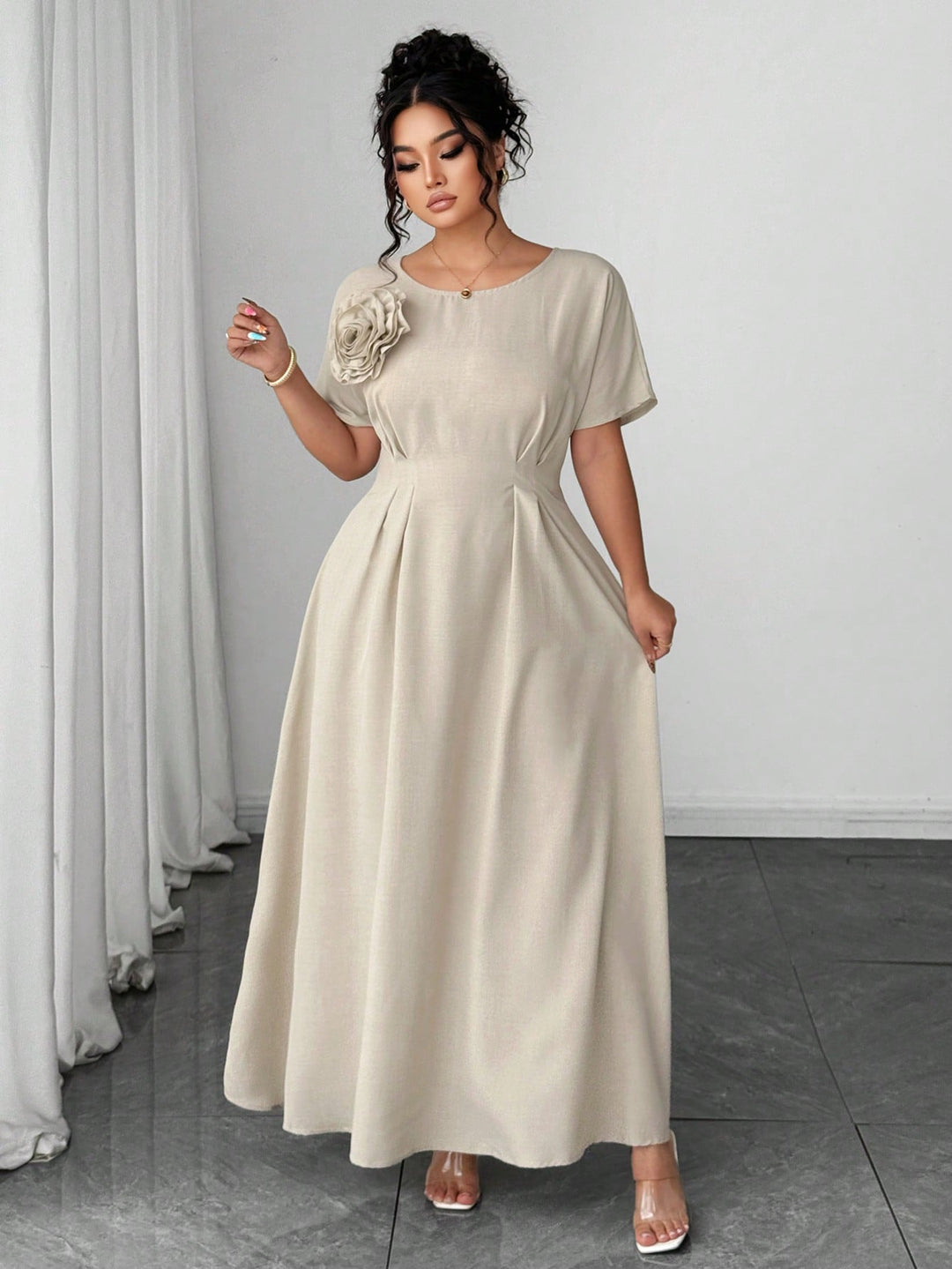 Rochie SHEIN, kaki