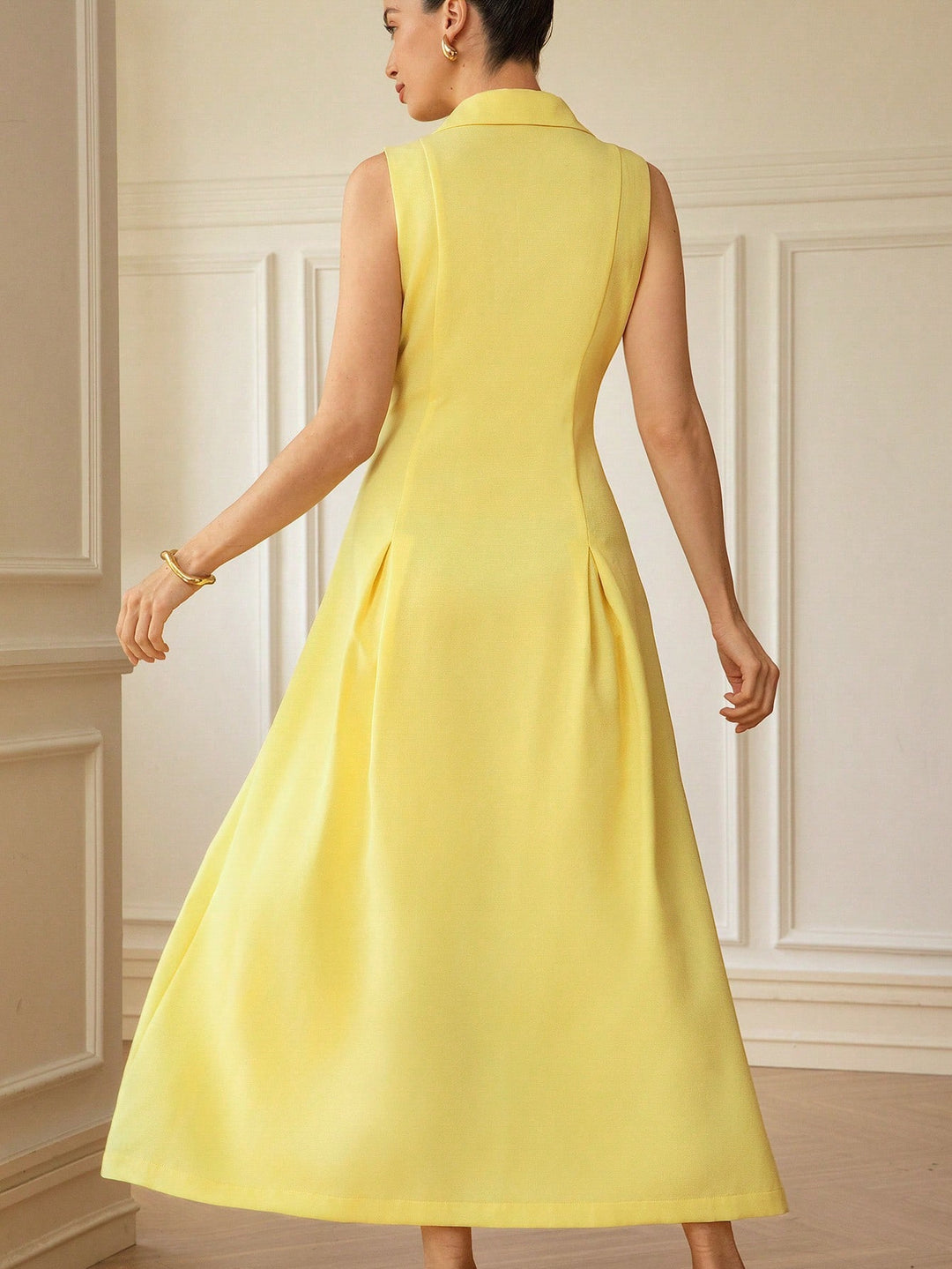 Rochie maxi SHEIN, galben