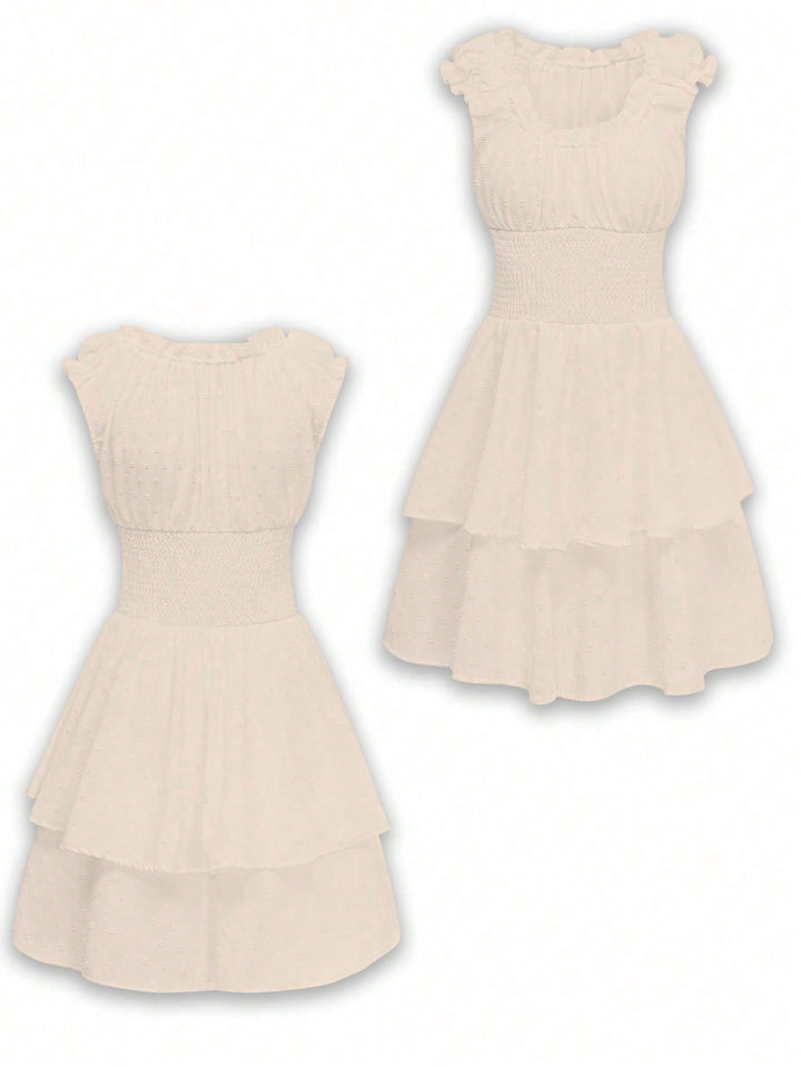 Rochie scurtă SHEIN, bej