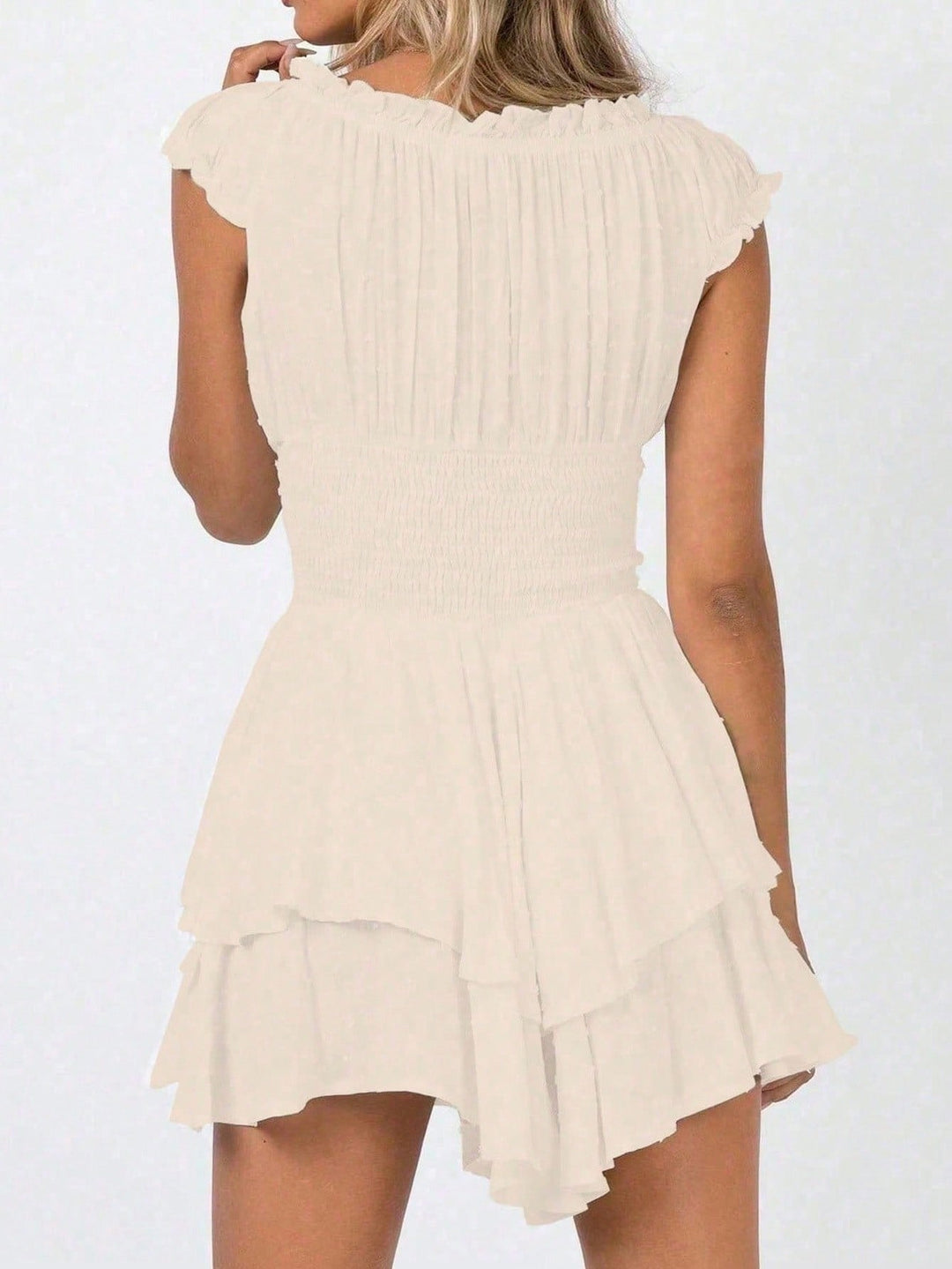 Rochie scurtă SHEIN, bej