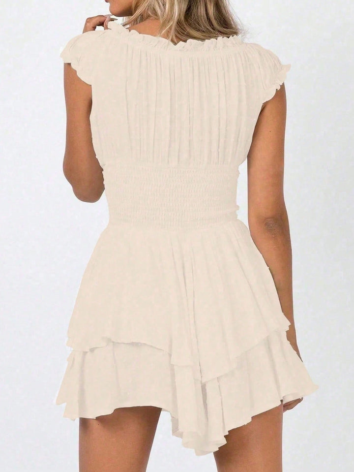 Rochie scurtă SHEIN, bej