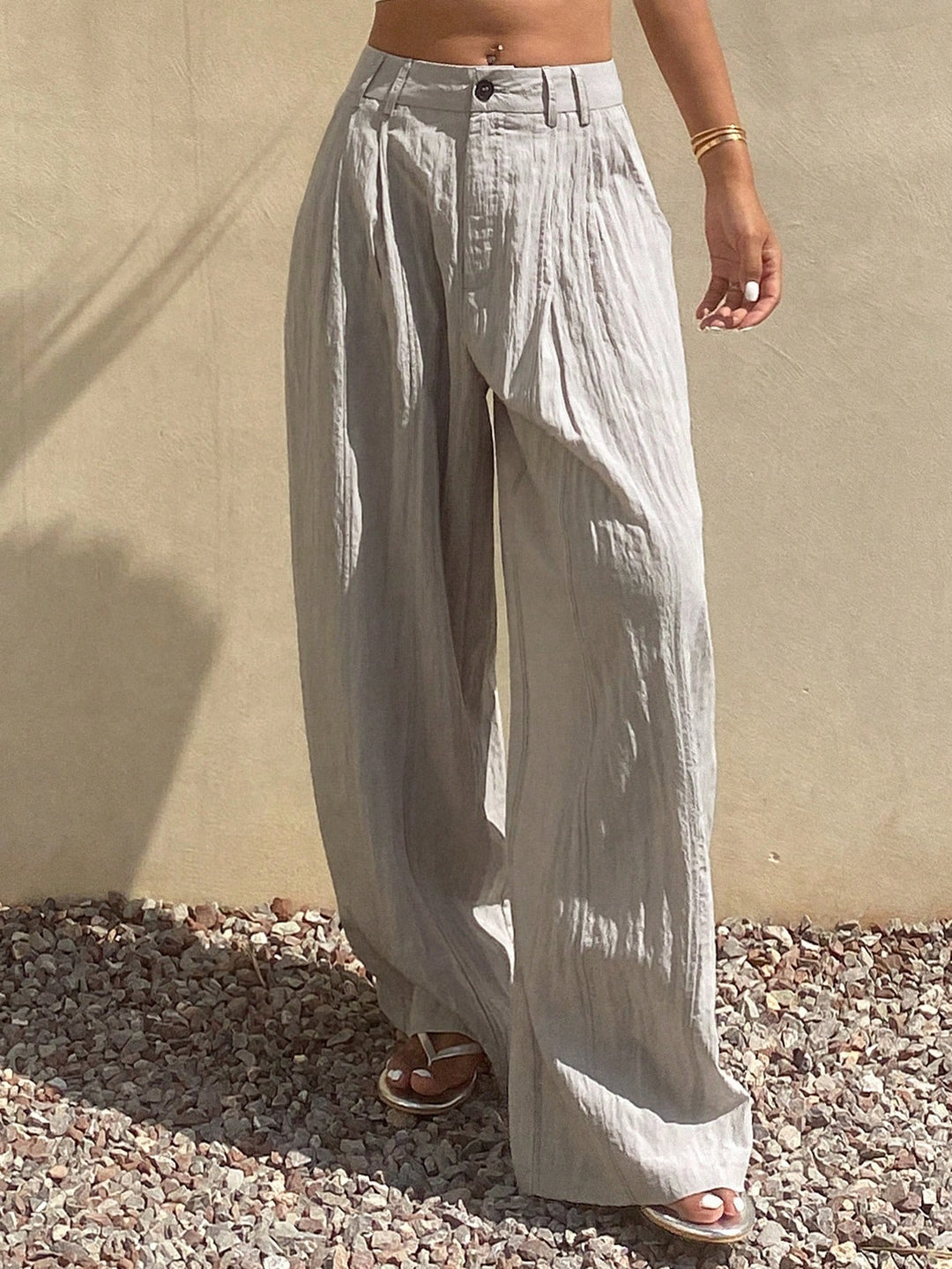 Pantaloni SHEIN, gri