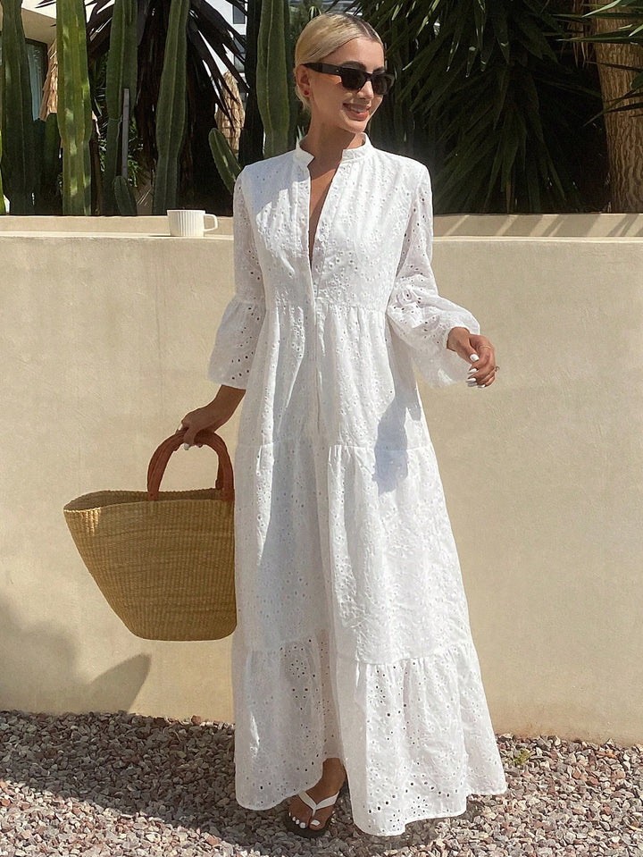 Rochie maxi SHEIN, alb