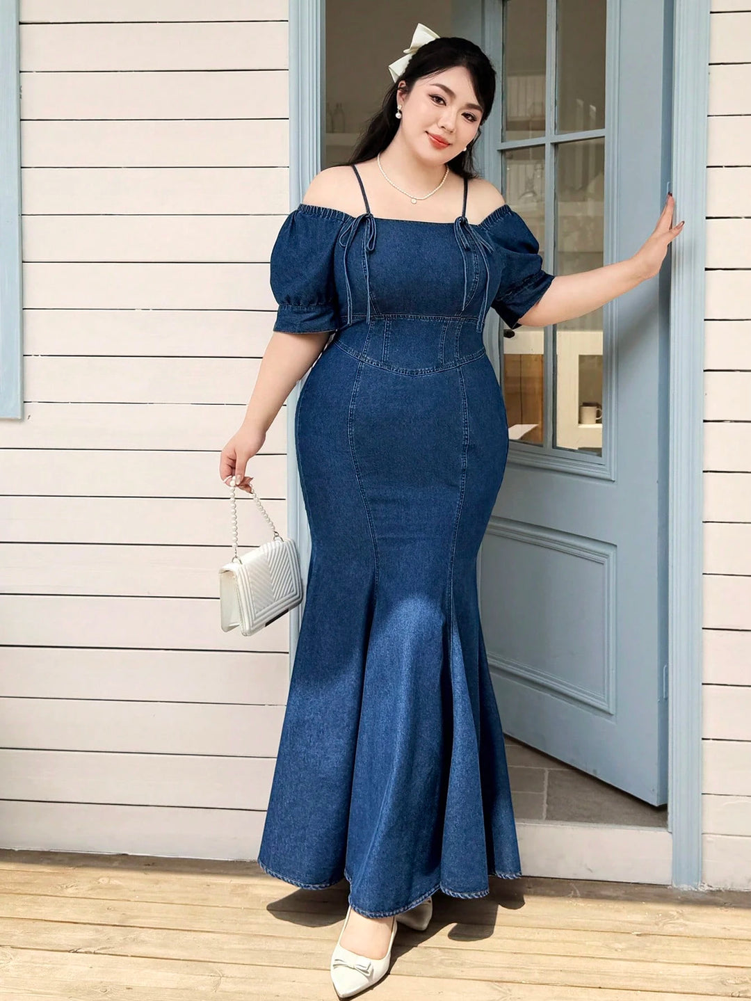 Rochie de blugi SHEIN, albastru