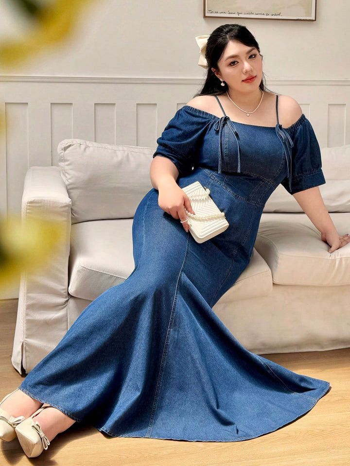Rochie de blugi SHEIN, albastru