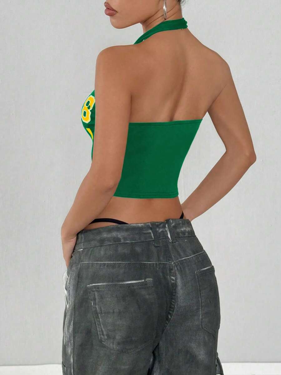 Top SHEIN, verde