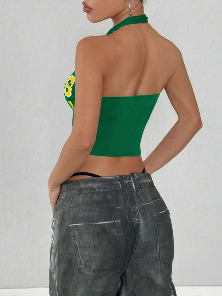 Top SHEIN, verde