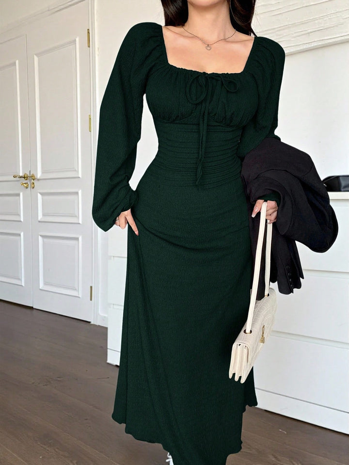 Rochie maxi SHEIN, verde