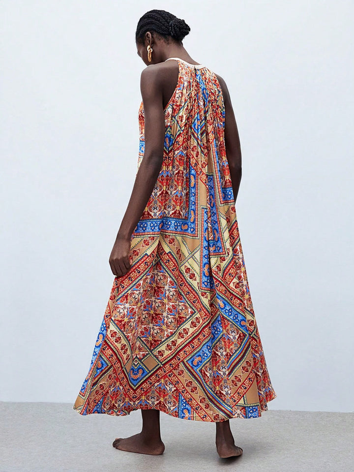 Rochie maxi SHEIN, mix culori