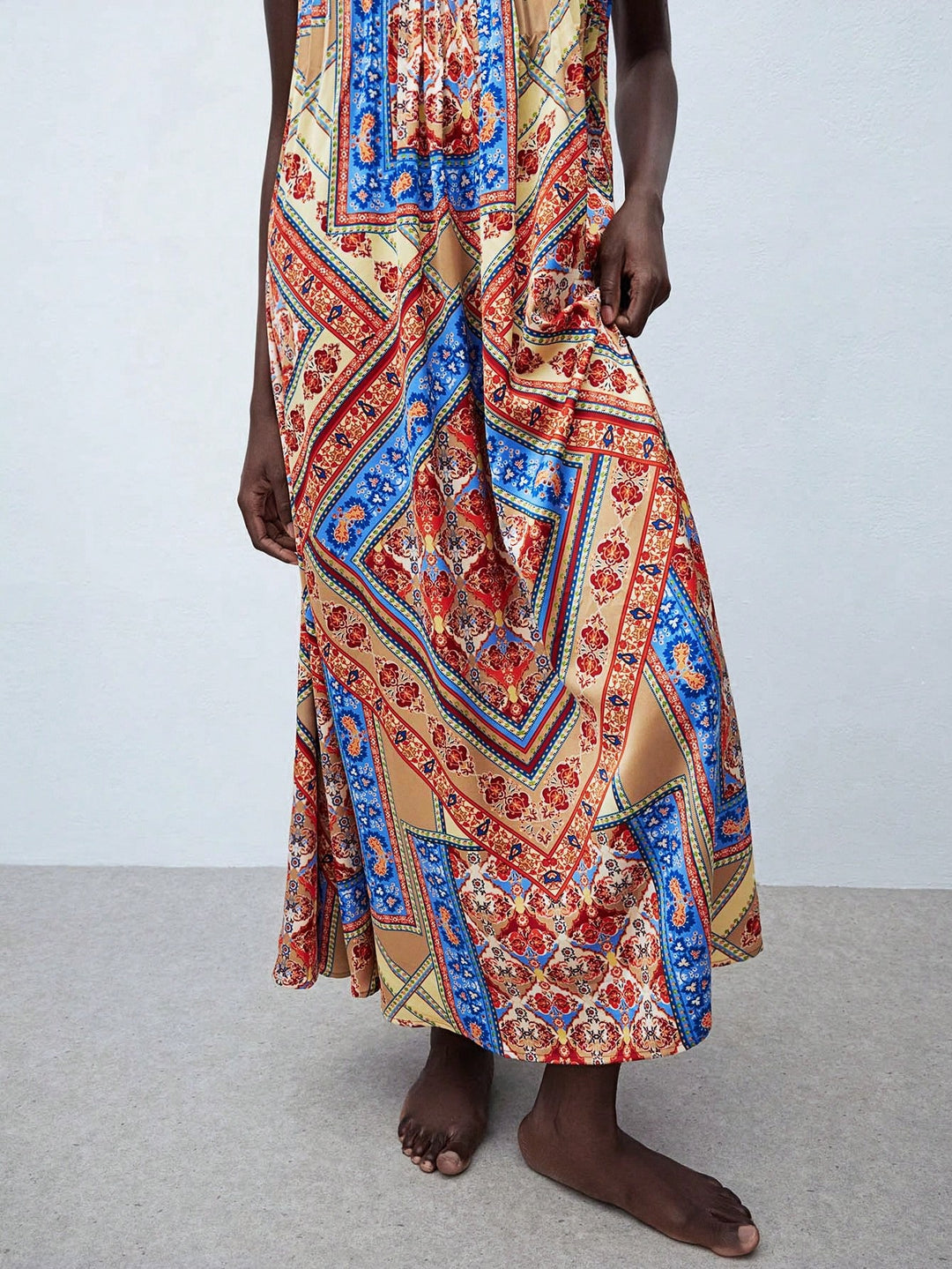 Rochie maxi SHEIN, mix culori