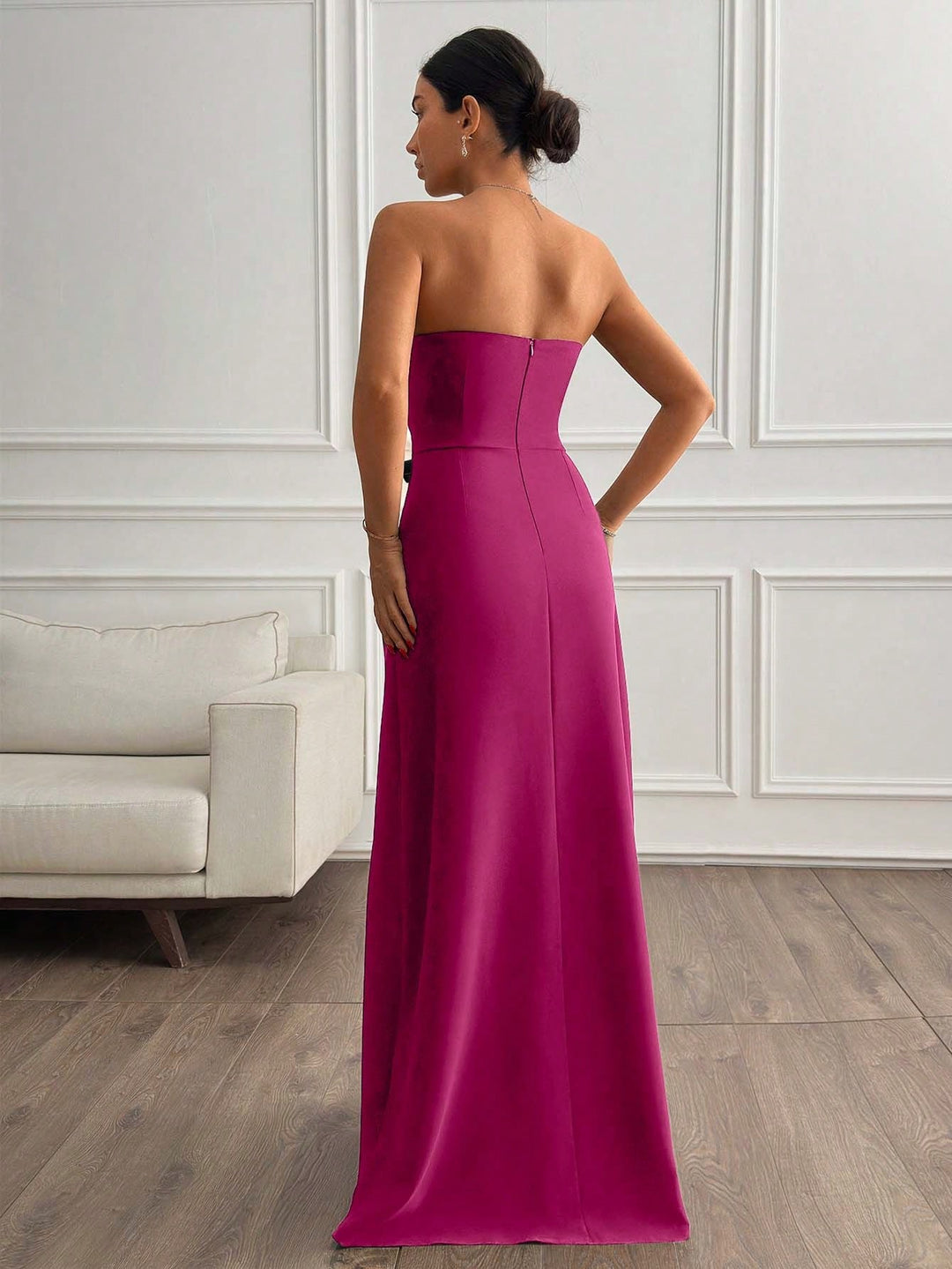 Rochie maxi SHEIN, roz