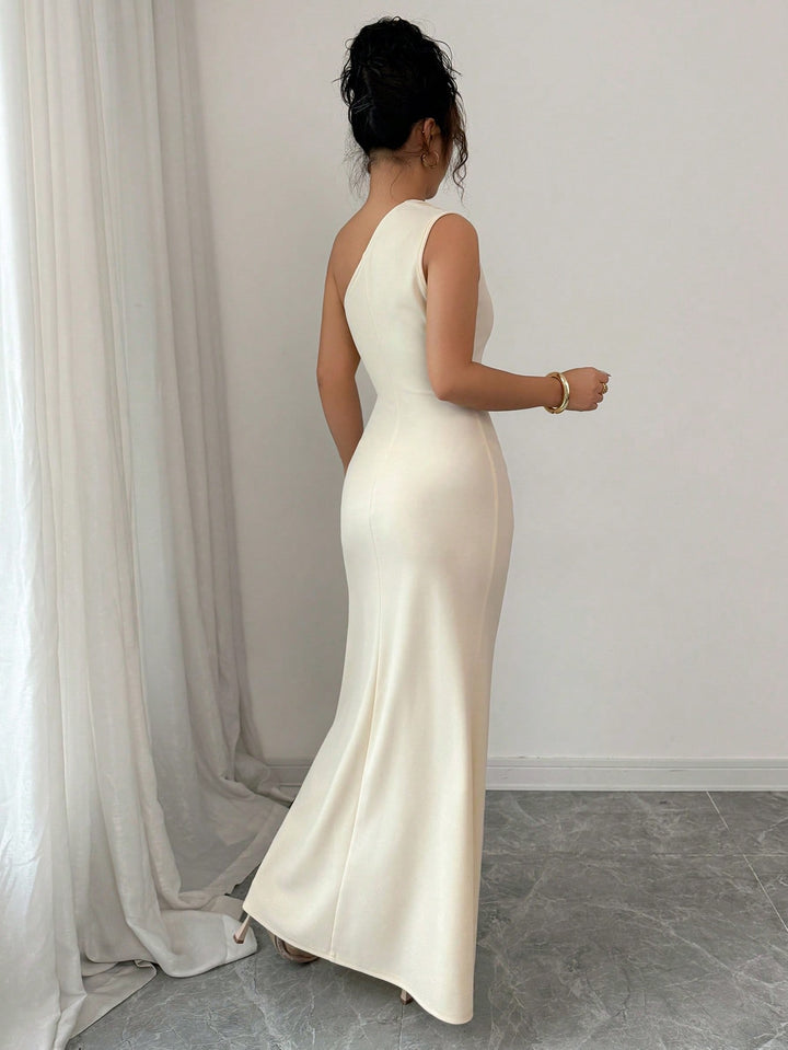 Rochie maxi SHEIN, bej