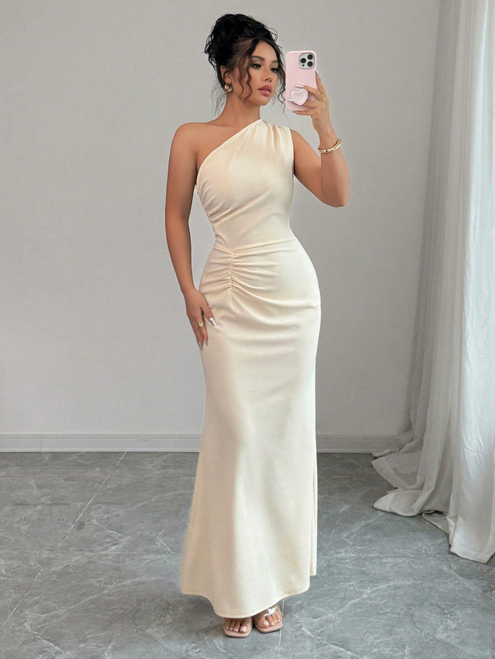 Rochie maxi SHEIN, bej