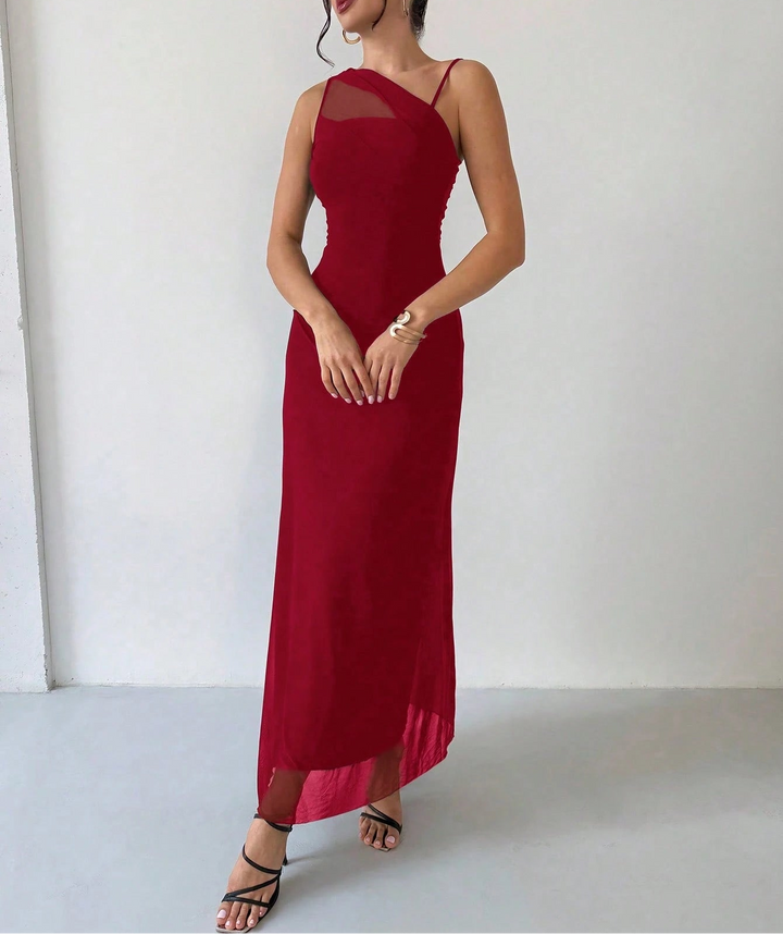 Rochie maxi SHEIN, vișiniu
