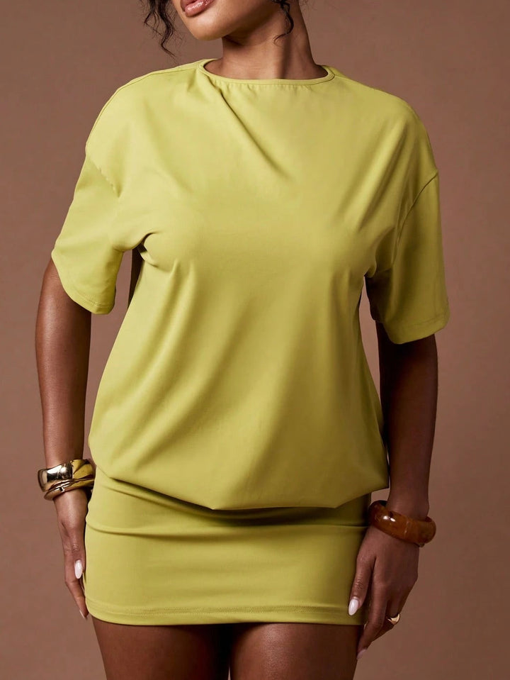 Rochie mini SHEIN, verde