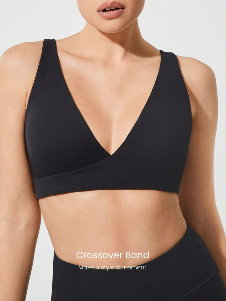 Bustieră sport SHEIN, negru