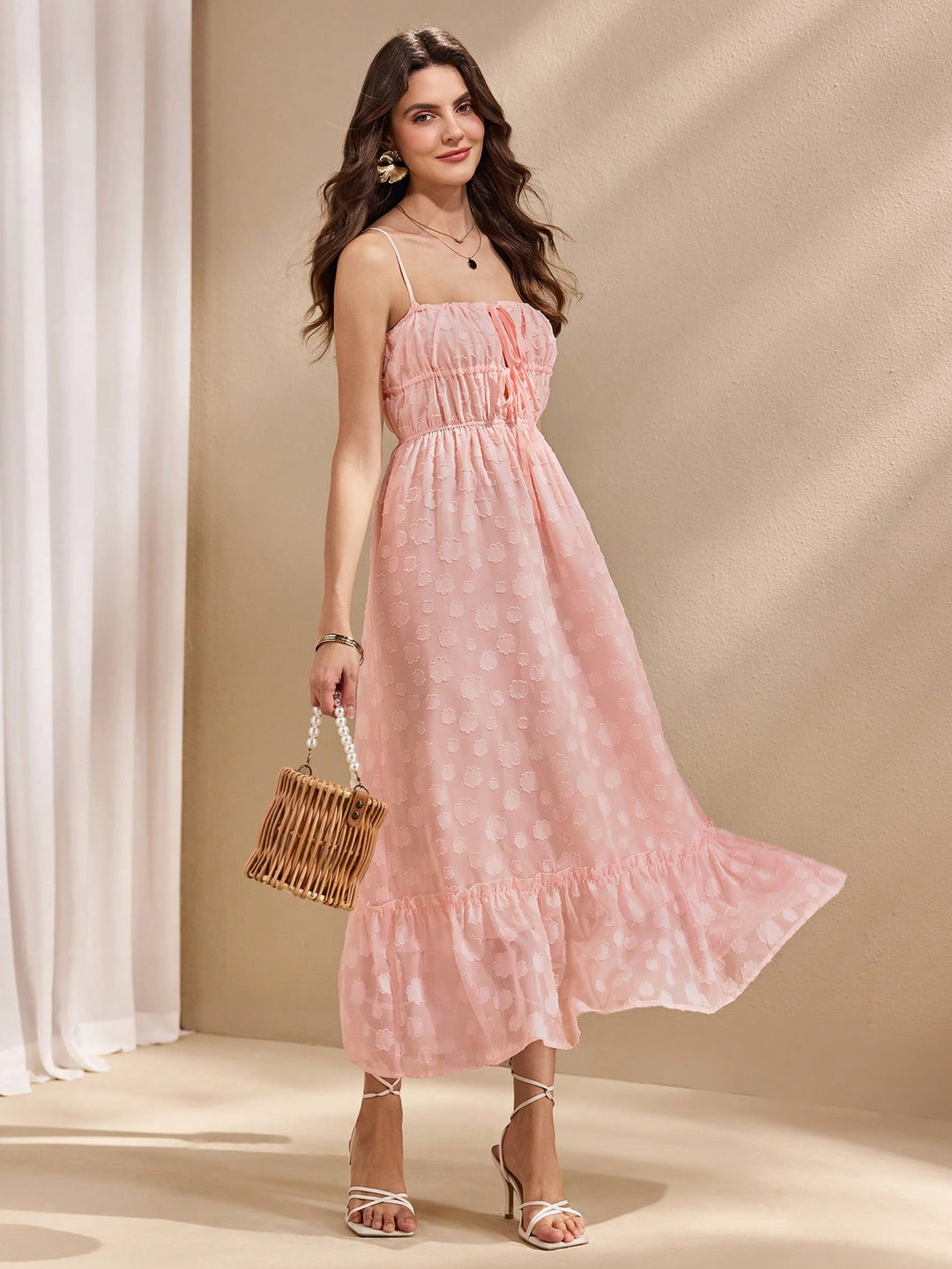 Rochie maxi SHEIN, alb