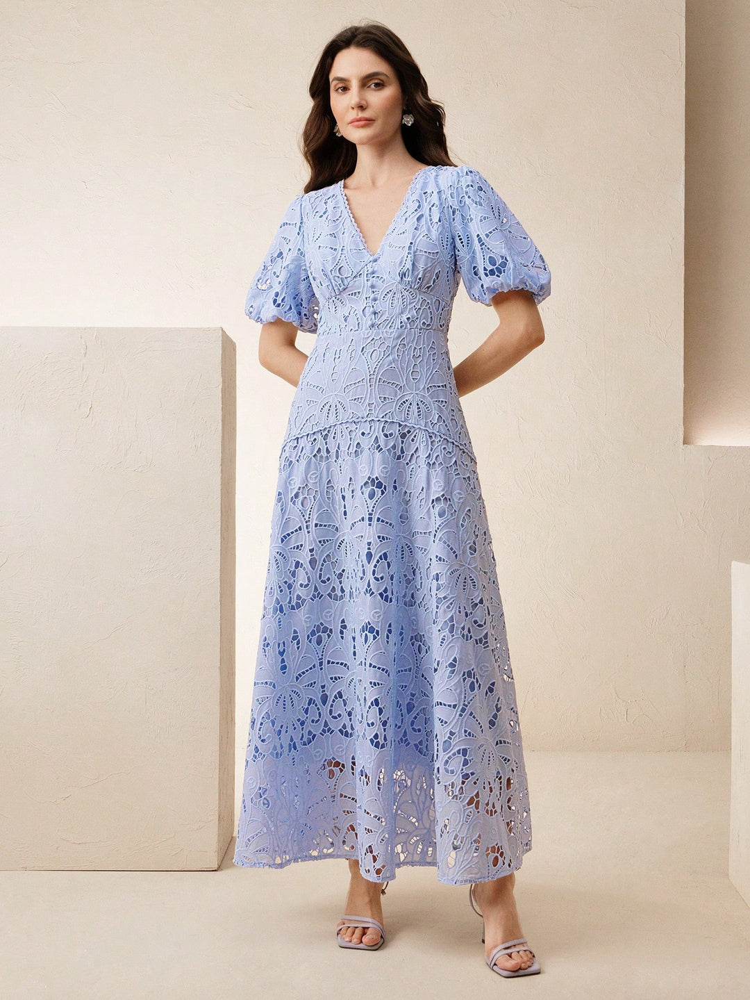 Rochie midi SHEIN, albastru