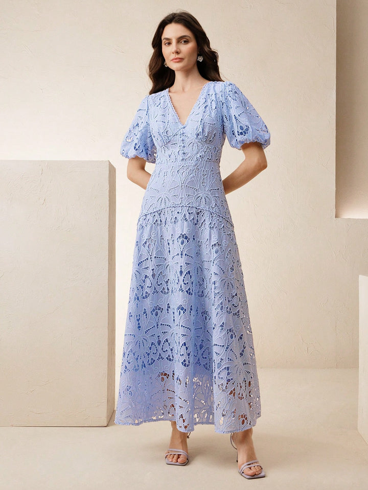 Rochie midi SHEIN, albastru