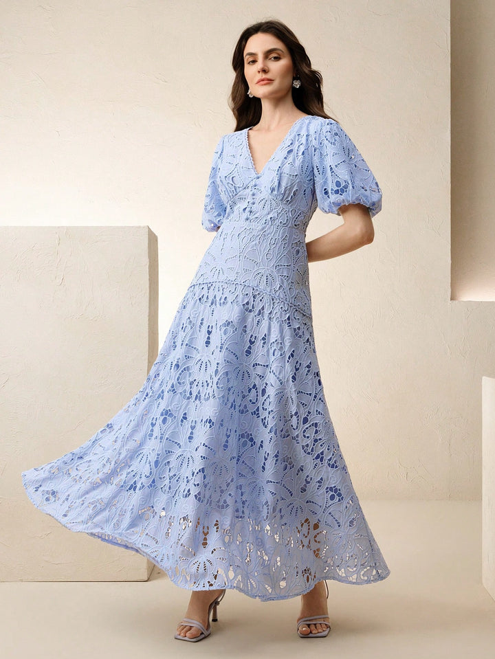 Rochie midi SHEIN, albastru