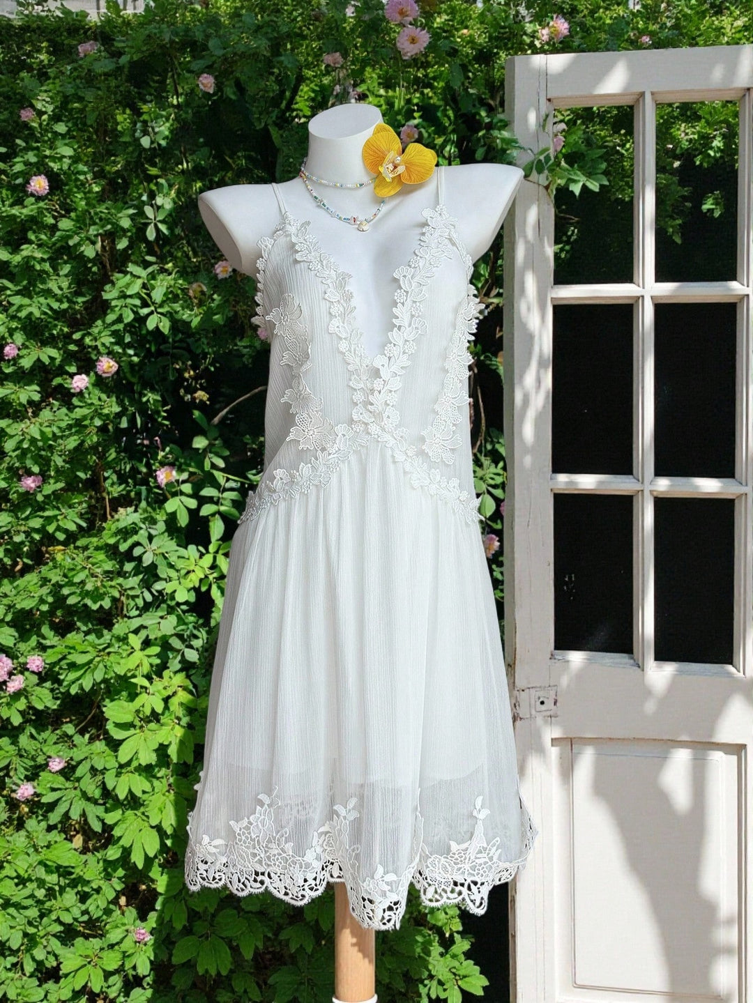 Rochie mini SHEIN, alb