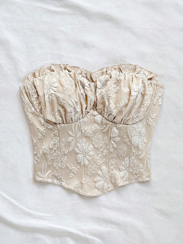 Top SHEIN, krém