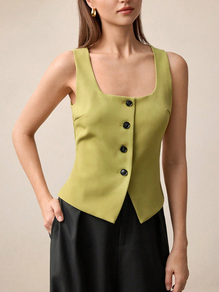 Vestă Shein, verde