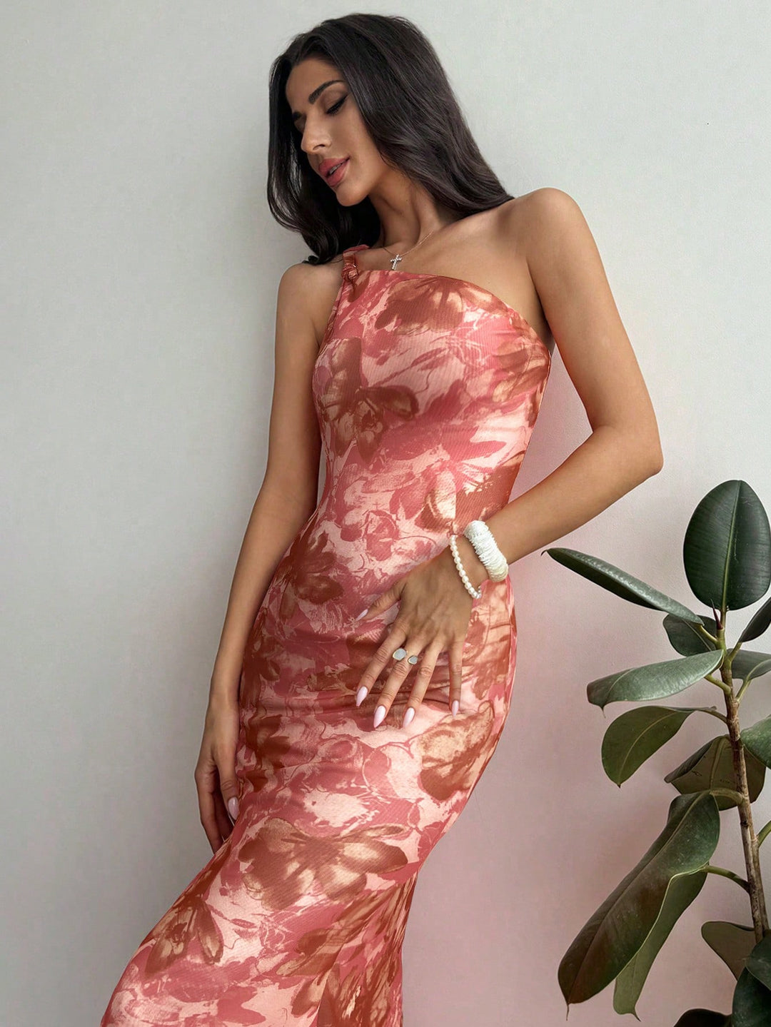 Rochie maxi SHEIN, mix culori
