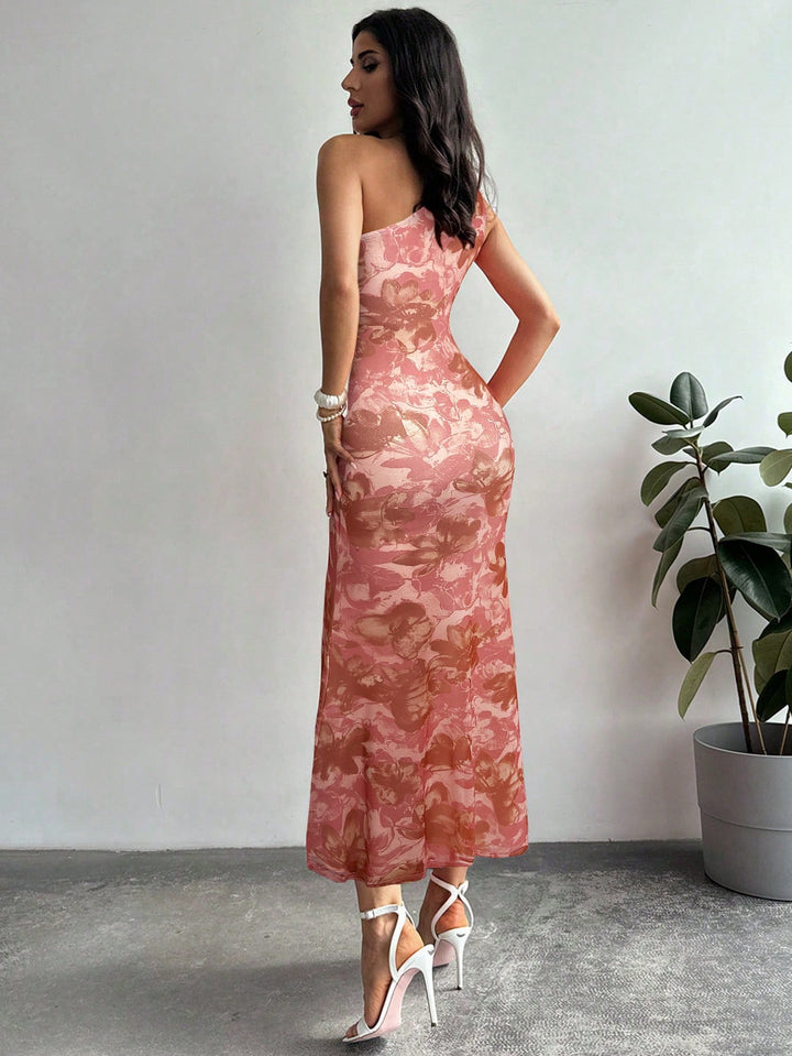 Rochie maxi SHEIN, mix culori