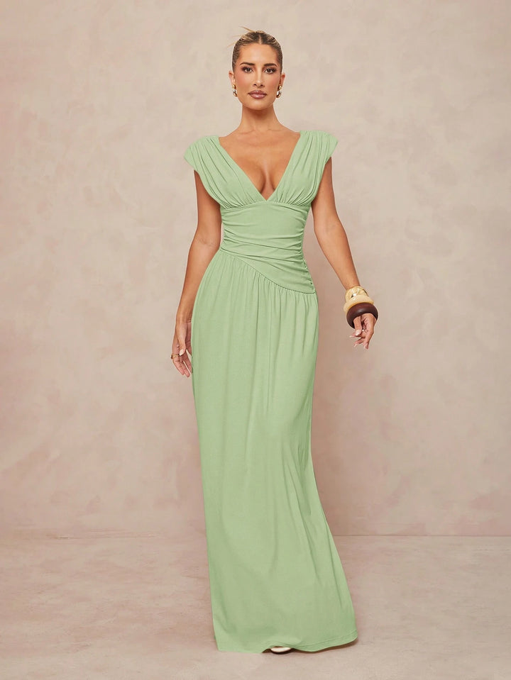 Rochie maxi SHEIN, verde