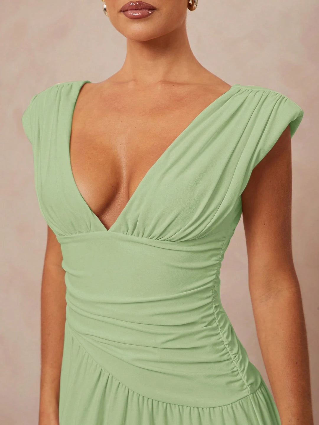 Rochie maxi SHEIN, verde