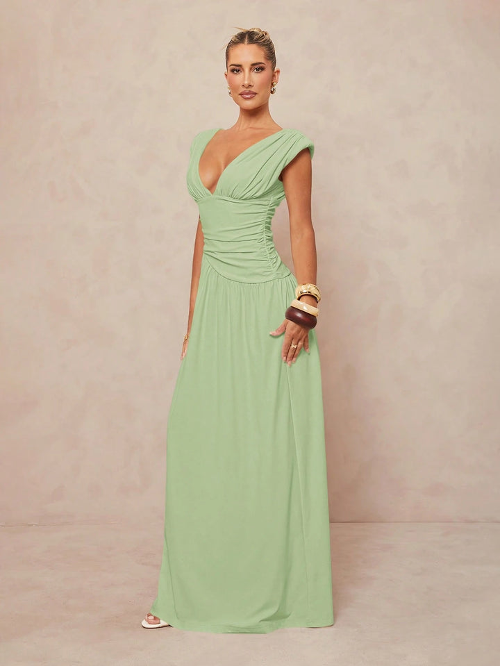 Rochie maxi SHEIN, verde