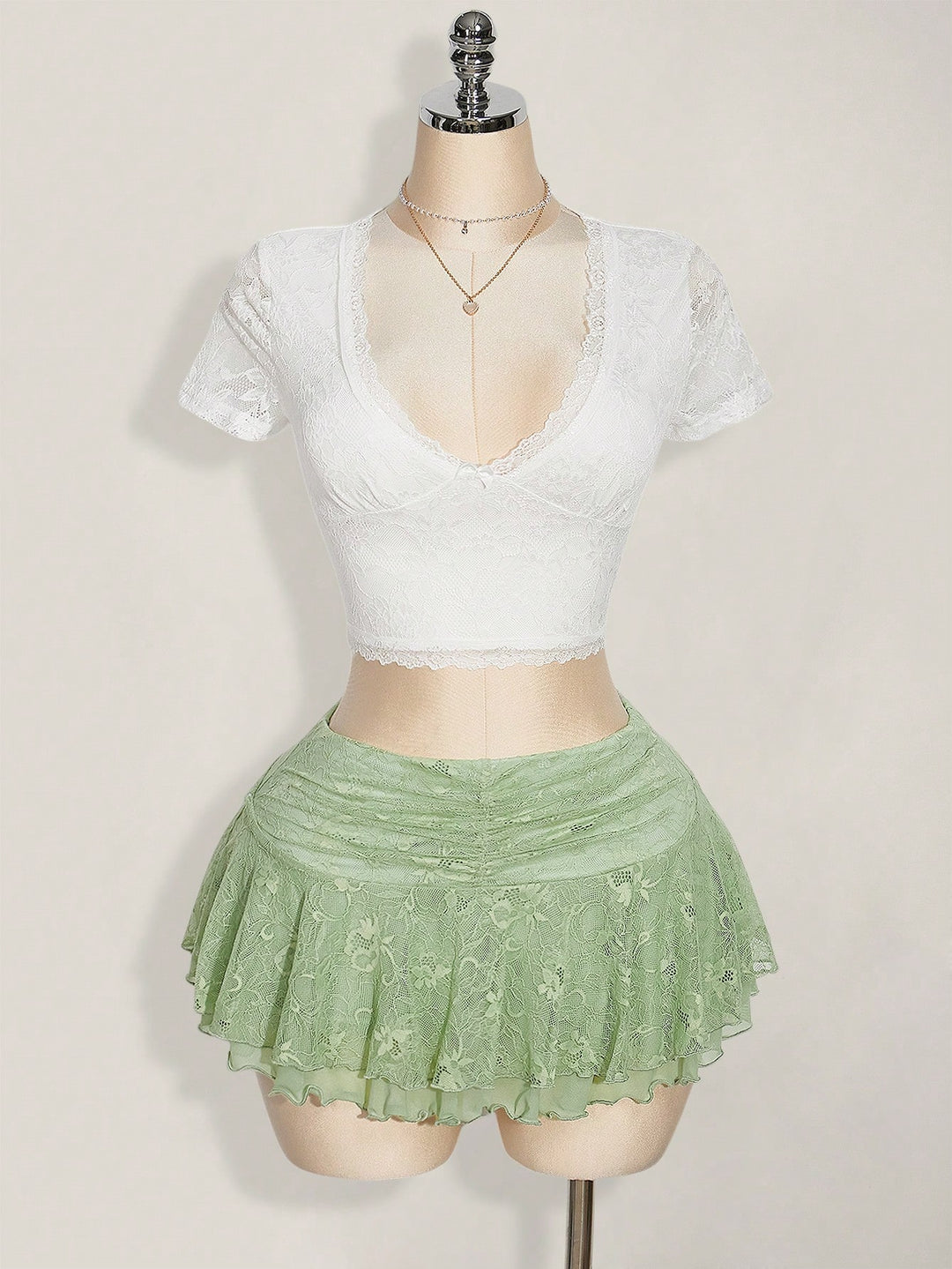 Fustă maxi SHEIN, verde