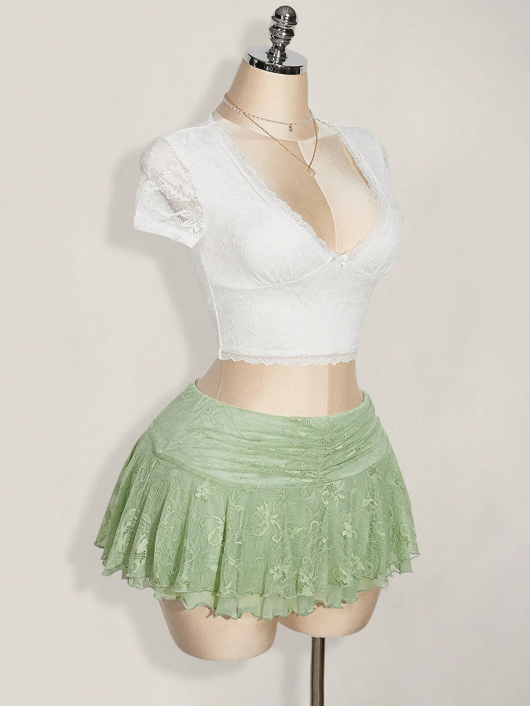 Fustă maxi SHEIN, verde