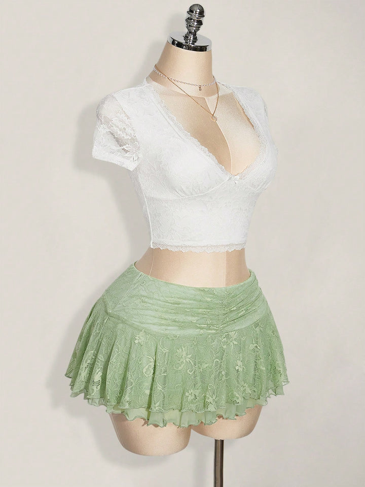 Fustă maxi SHEIN, verde