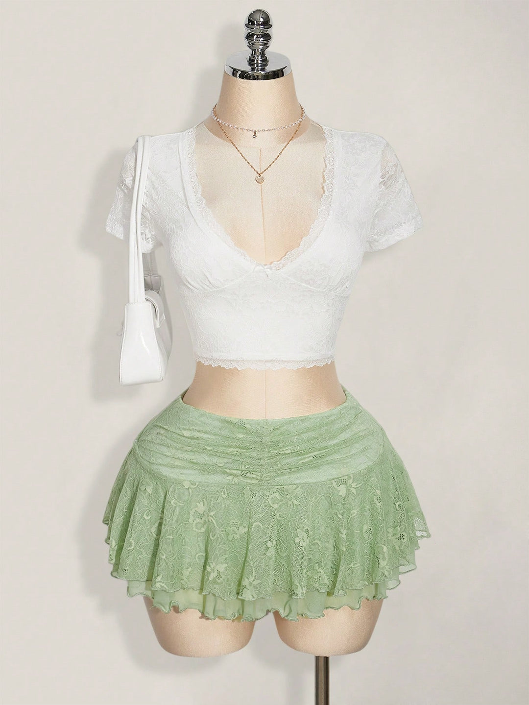 Fustă maxi SHEIN, verde