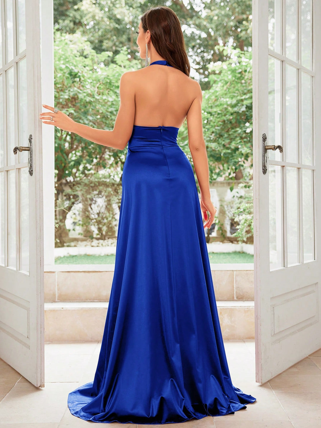 SHEIN maxi ruha, kék