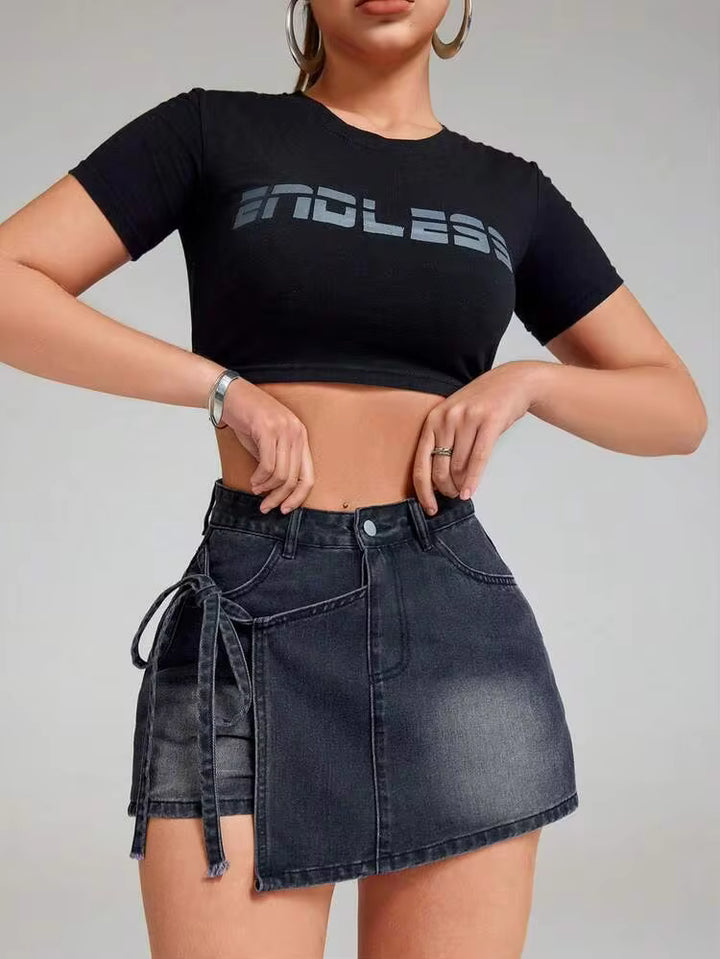 Fustă pantalon SHEIN, negru