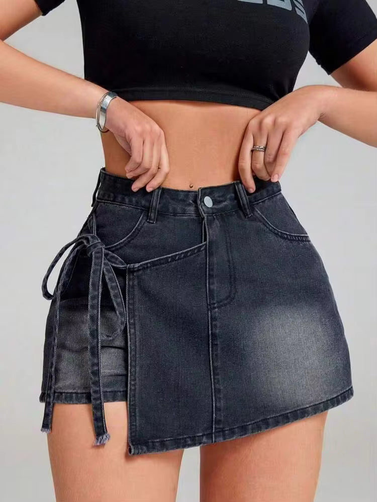 Fustă pantalon SHEIN, negru