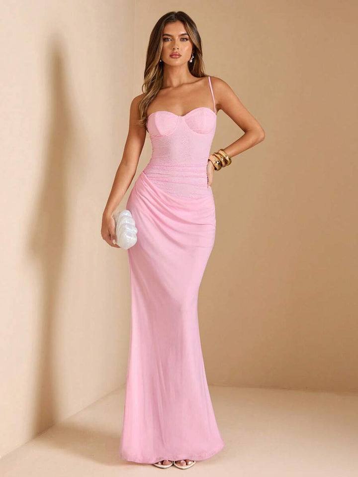 Rochie maxi SHEIN, roz