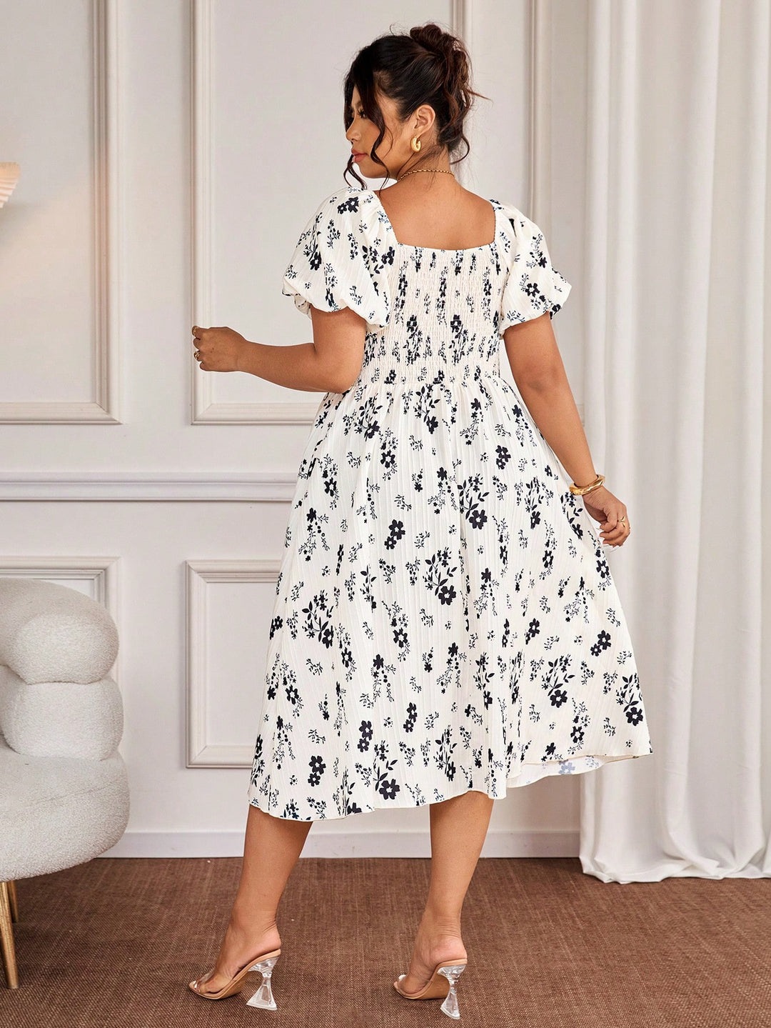 Rochie SHEIN, portocaliu