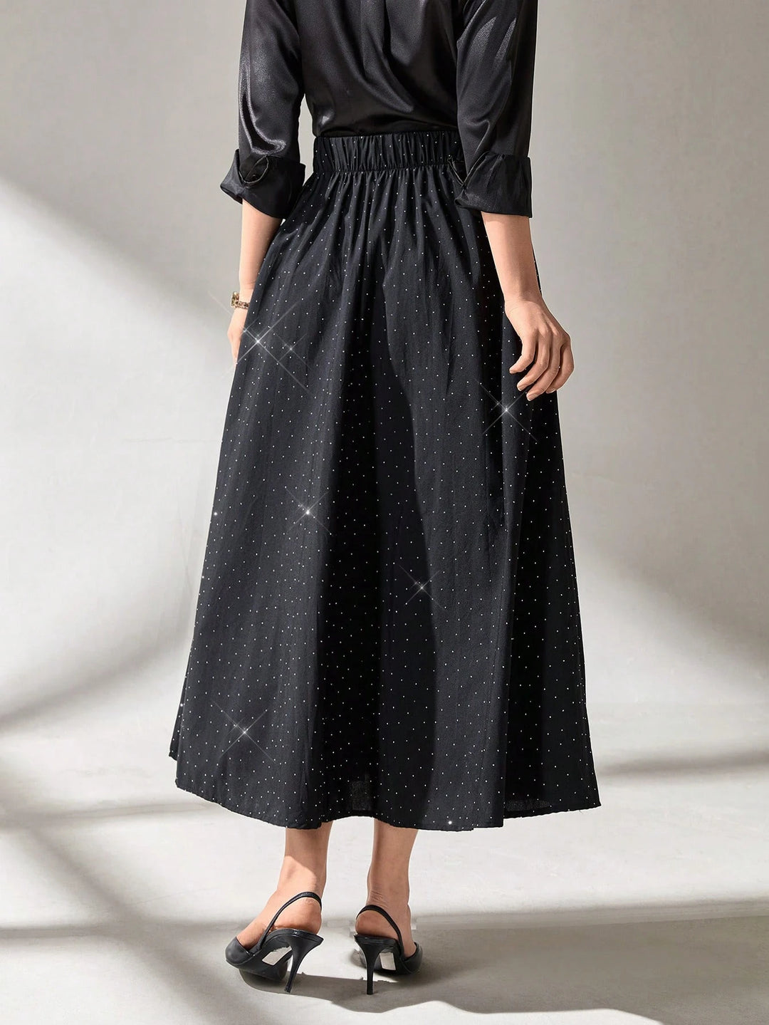 Fustă maxi SHEIN, negru