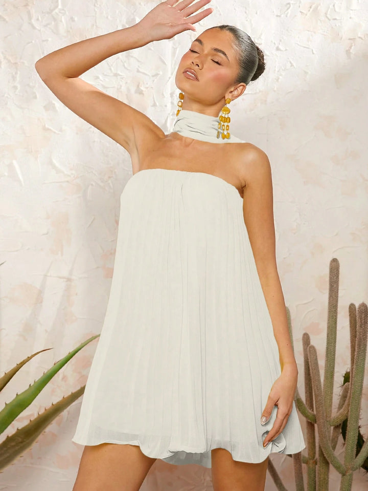 Rochie mini SHEIN, crem