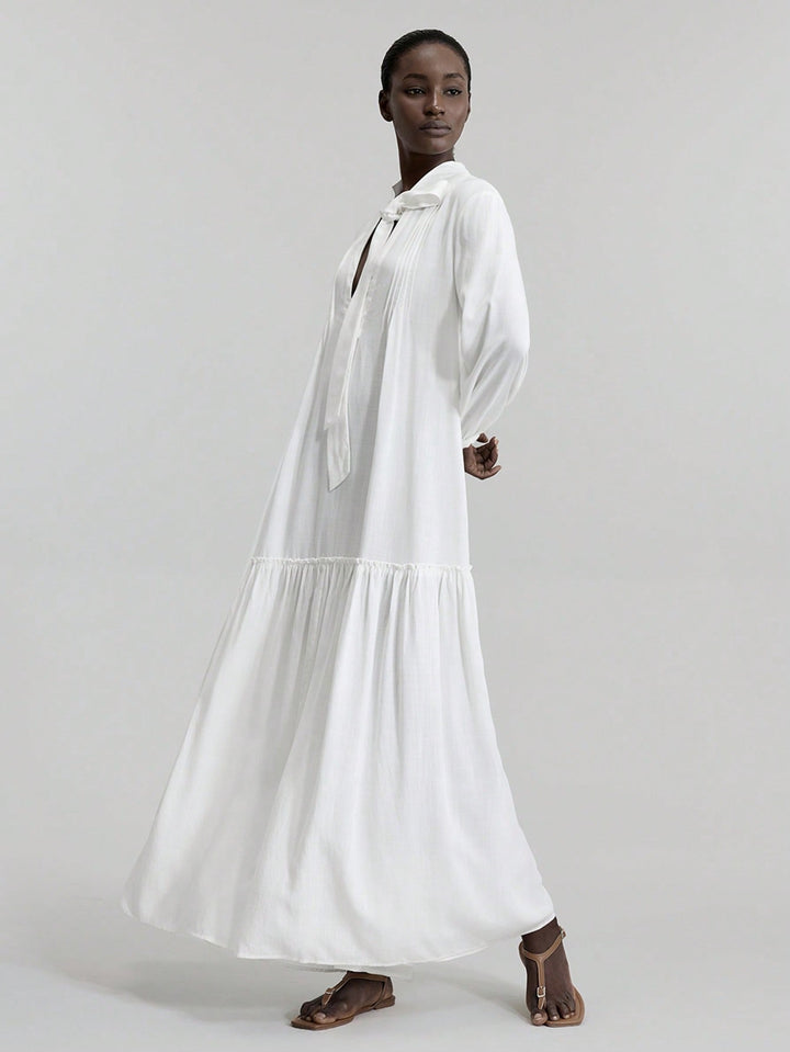 Rochie maxi SHEIN, alb