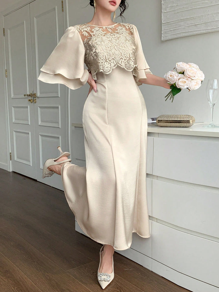 Rochie maxi SHEIN, portocaliu