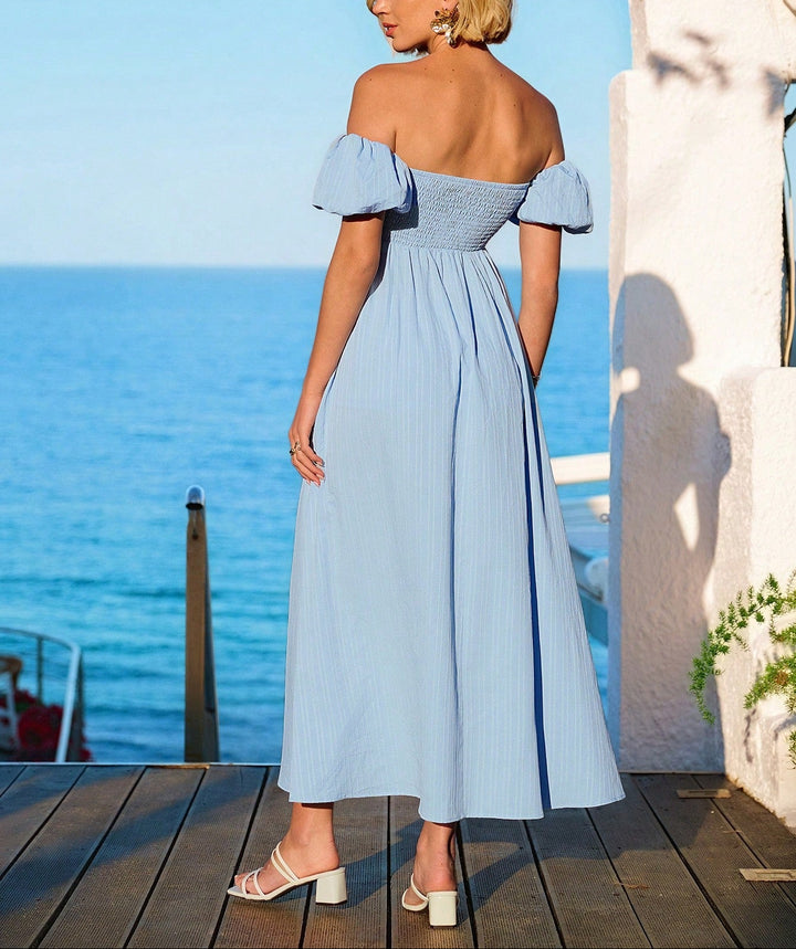 SHEIN maxi ruha, kék