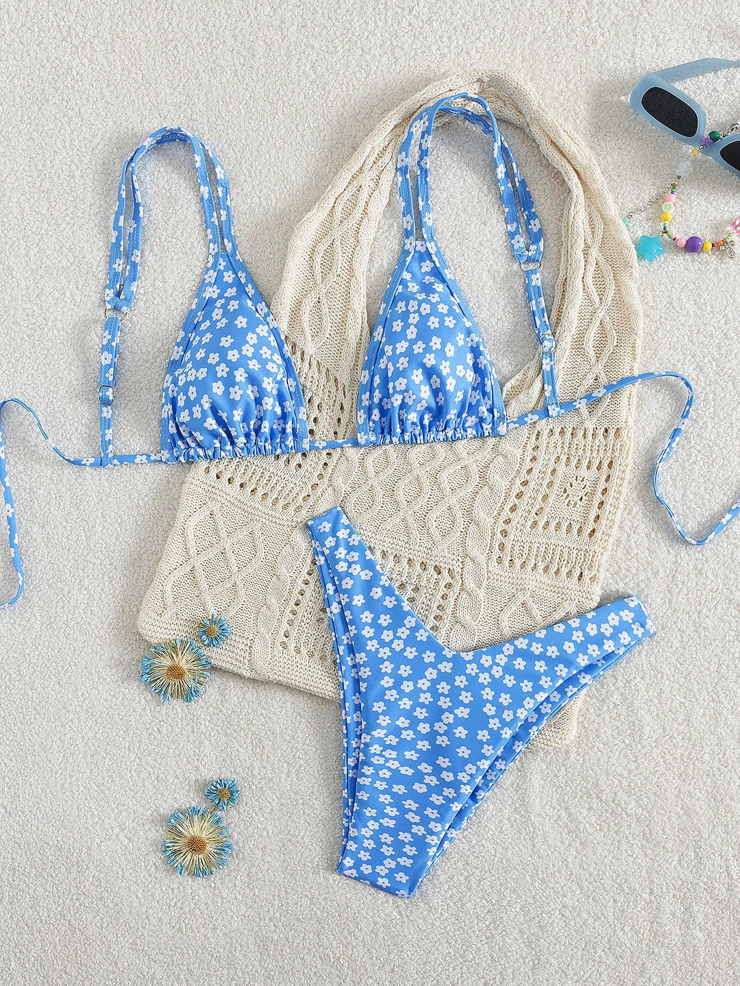 Costum de baie SHEIN, mix culori