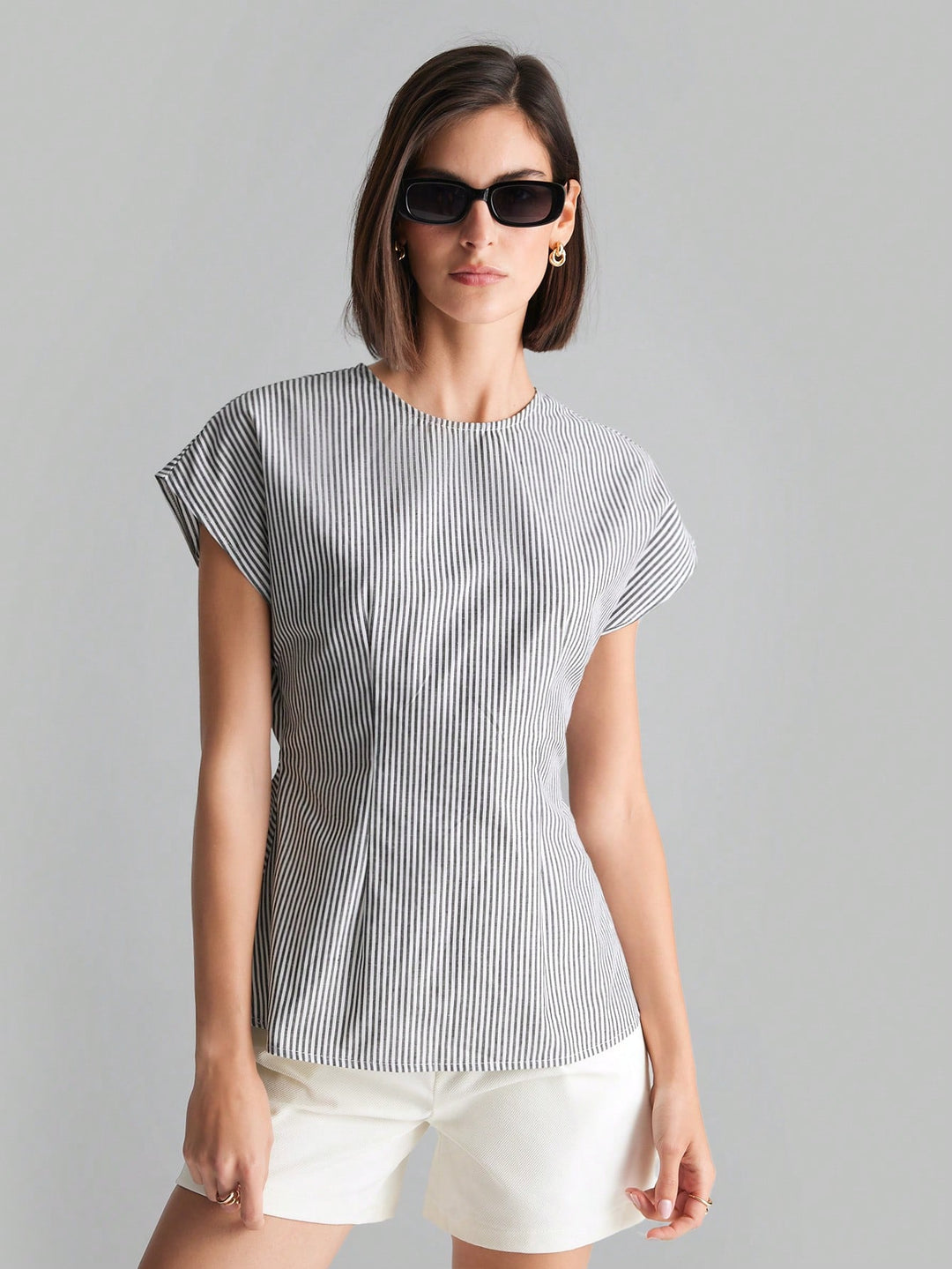 Top SHEIN, negru