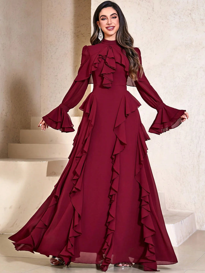 Rochie maxi SHEIN, vișiniu