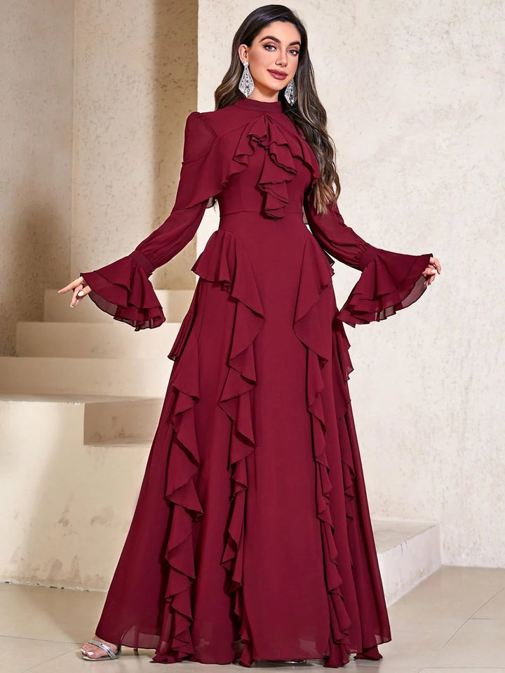 Rochie maxi SHEIN, vișiniu